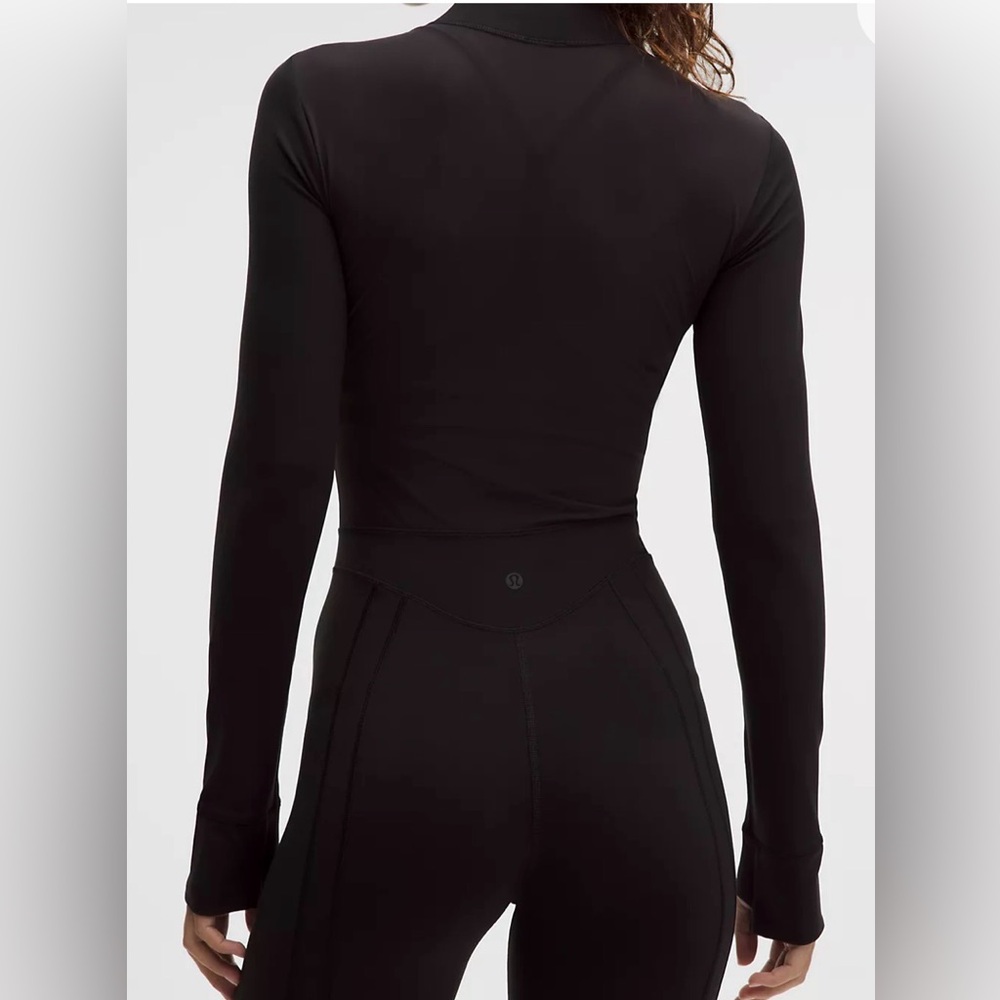 NWT Lululemon Define Mesh-Back Onesie Nulu Size 6 color black - Picture 5 of 13